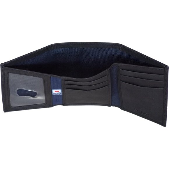 Men's Classic Leather Trifold RFID Wallet (Available in Smooth or Pebble Grain) - Picture 7 of 10